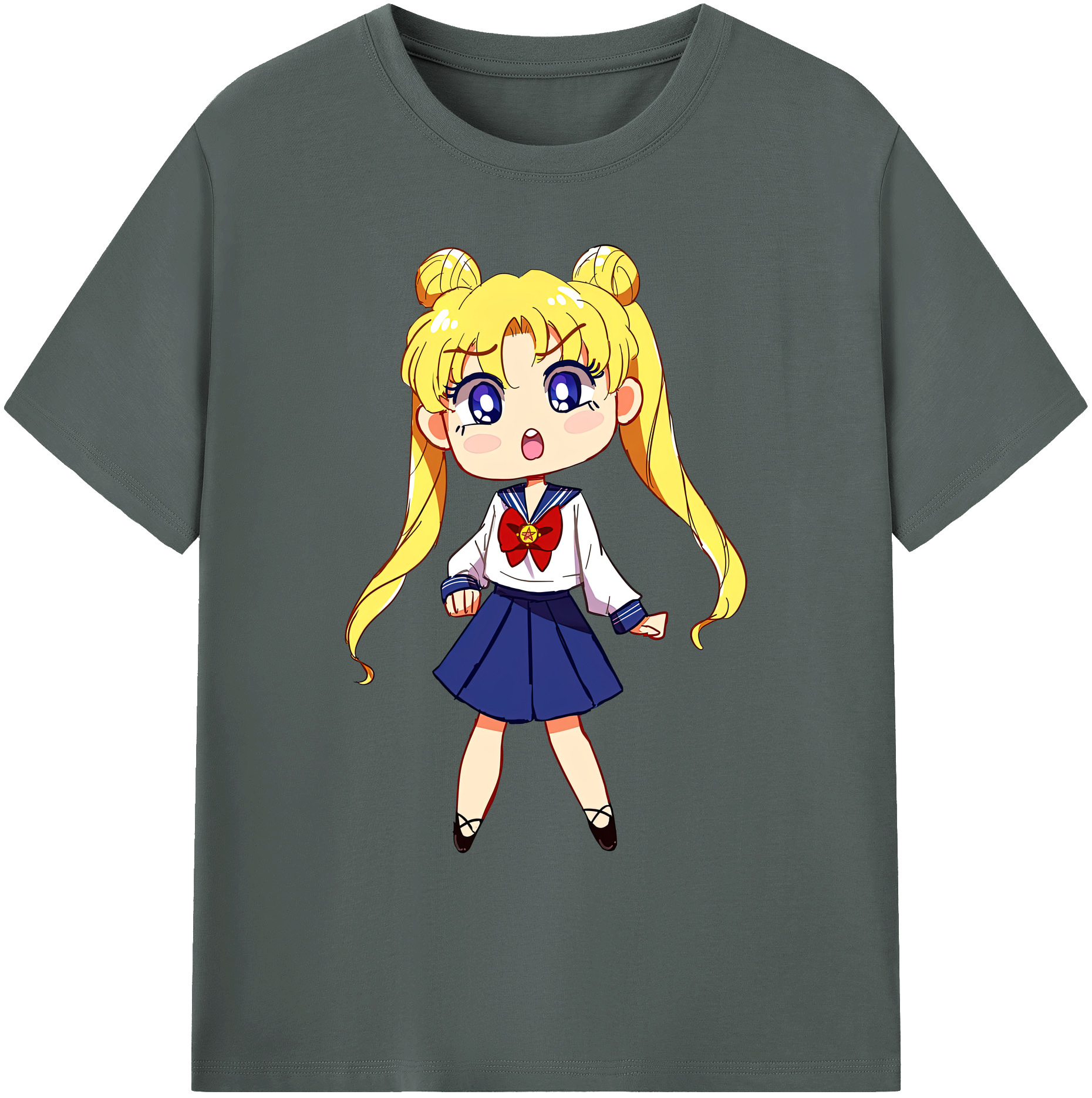 （画像用） 美少女戦士セーラームーン 愛野 美奈子 あいの みなこ Sailor Moon Aino Minako 綿100％ メンズ半袖Tシャツ｜肌触りやわらか＆通気性